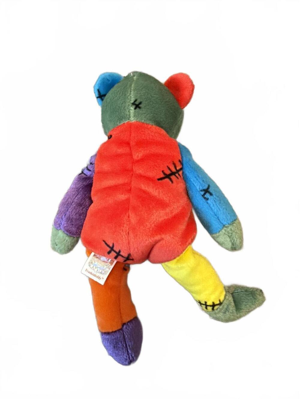 Ty Beanie Baby Frankenteddy Multicolor Plush Bear Toy - Collectible Soft Doll - Picture 2 of 4
